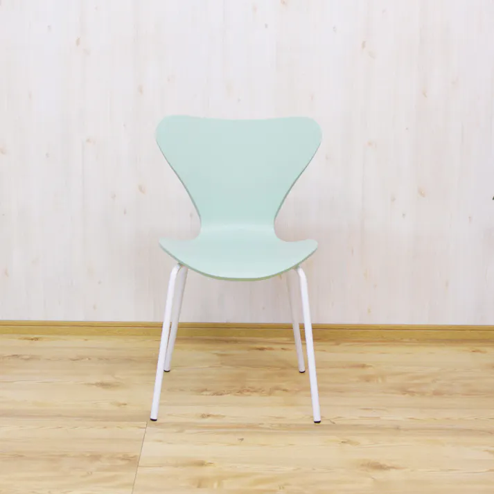 後藤家具物産 包み込む座り心地と特徴的なフォルムチェアー アリンコ/グリーン色(2脚入) Size:50×50×81 軒先渡し 4571501394890 【別送品】