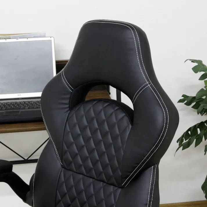 後藤家具 肘跳ね上げ式ハイバックゲーミングチェアー! ルノーOA-LN 軒先渡し【別送品】