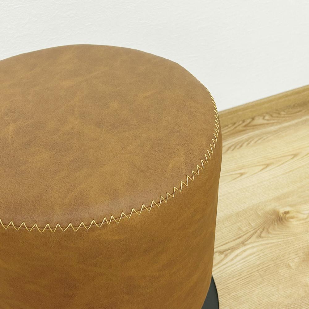 後藤家具物産 オシャレなラウンドスツール！ Size：40×40×43 軒先渡し