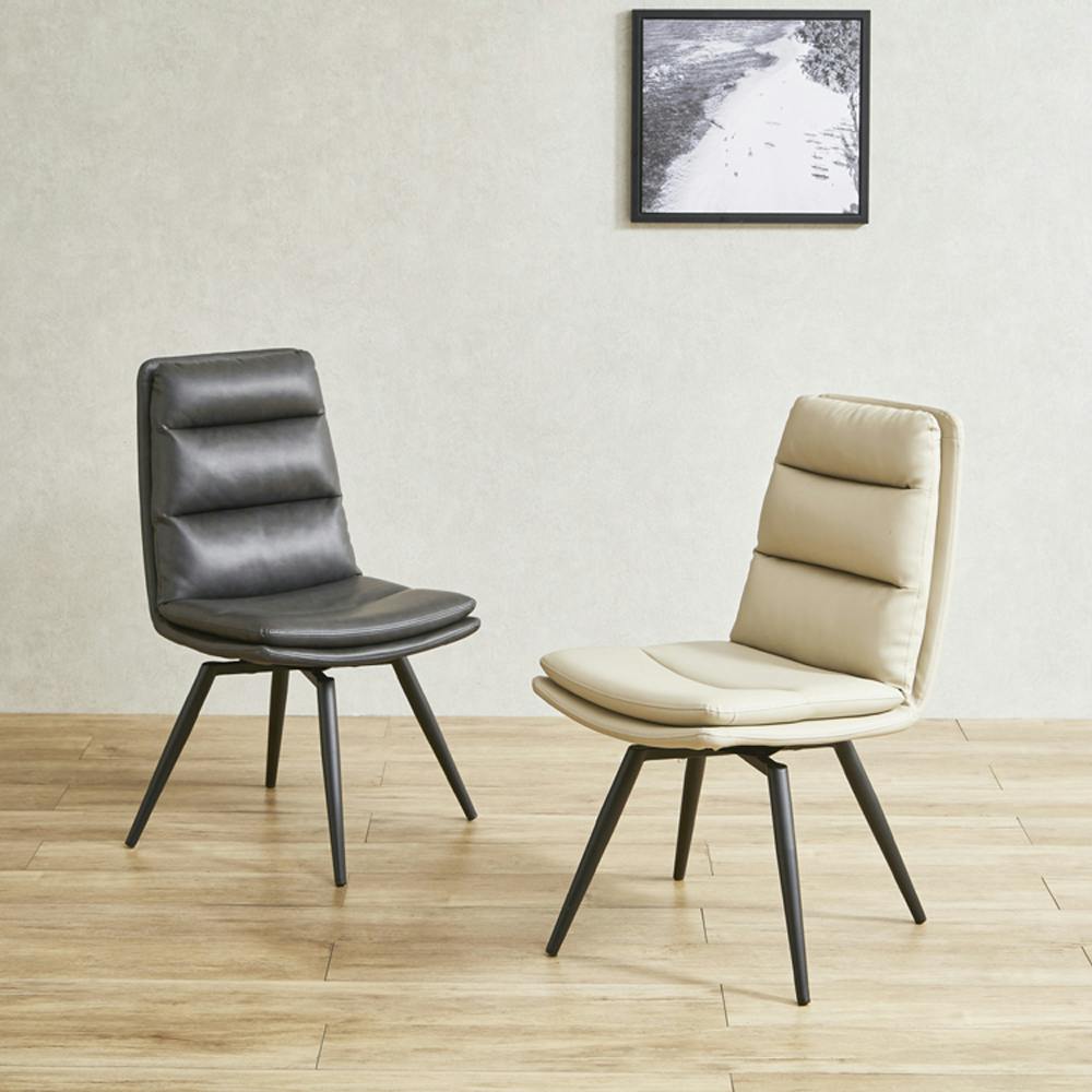 後藤家具物産 バフィー ダイニングチェアー ブラック 46×62 DC-BF-BK