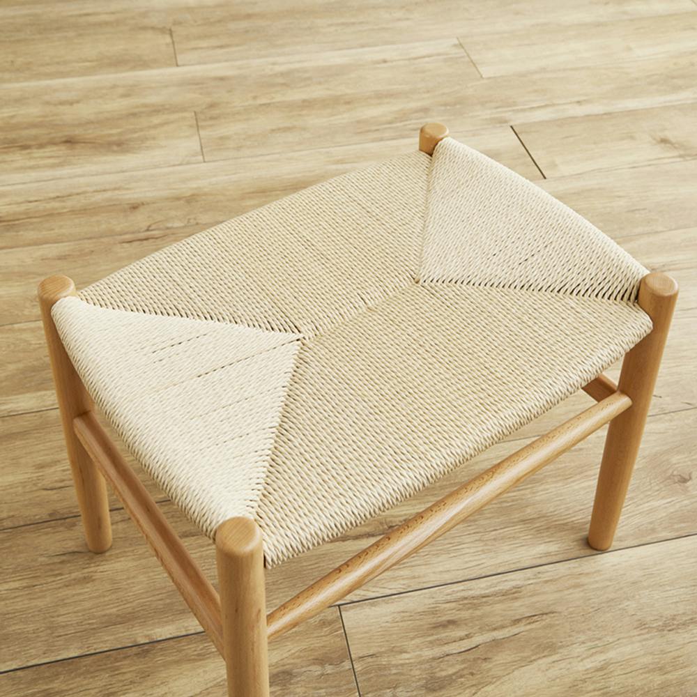 後藤家具物産 ノルディック スツール ナチュラル/ホワイト 51×37