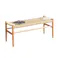 後藤家具物産 ノルディック ベンチ ナチュラル/ホワイト 51×37 BT-NDK-WHWH 軒先渡し 4570133302051 【別送品】
