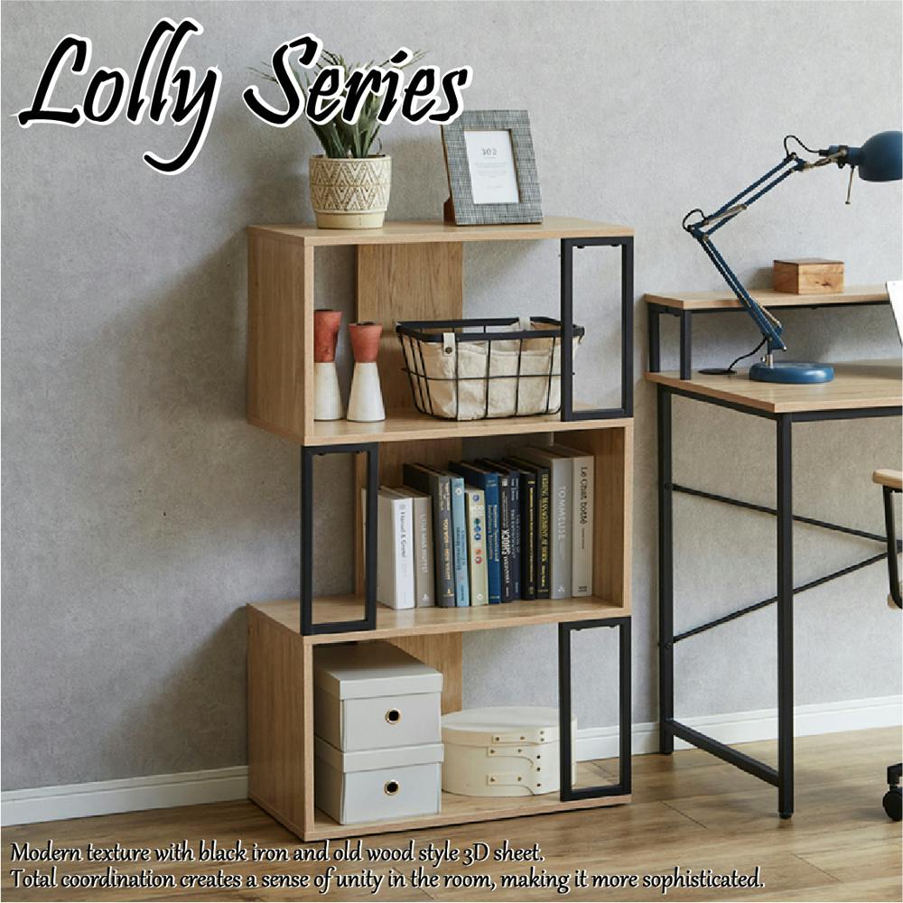 後藤家具物産 ローリーディスプレイラック ナチュラル 60×30 KD-LOLLY