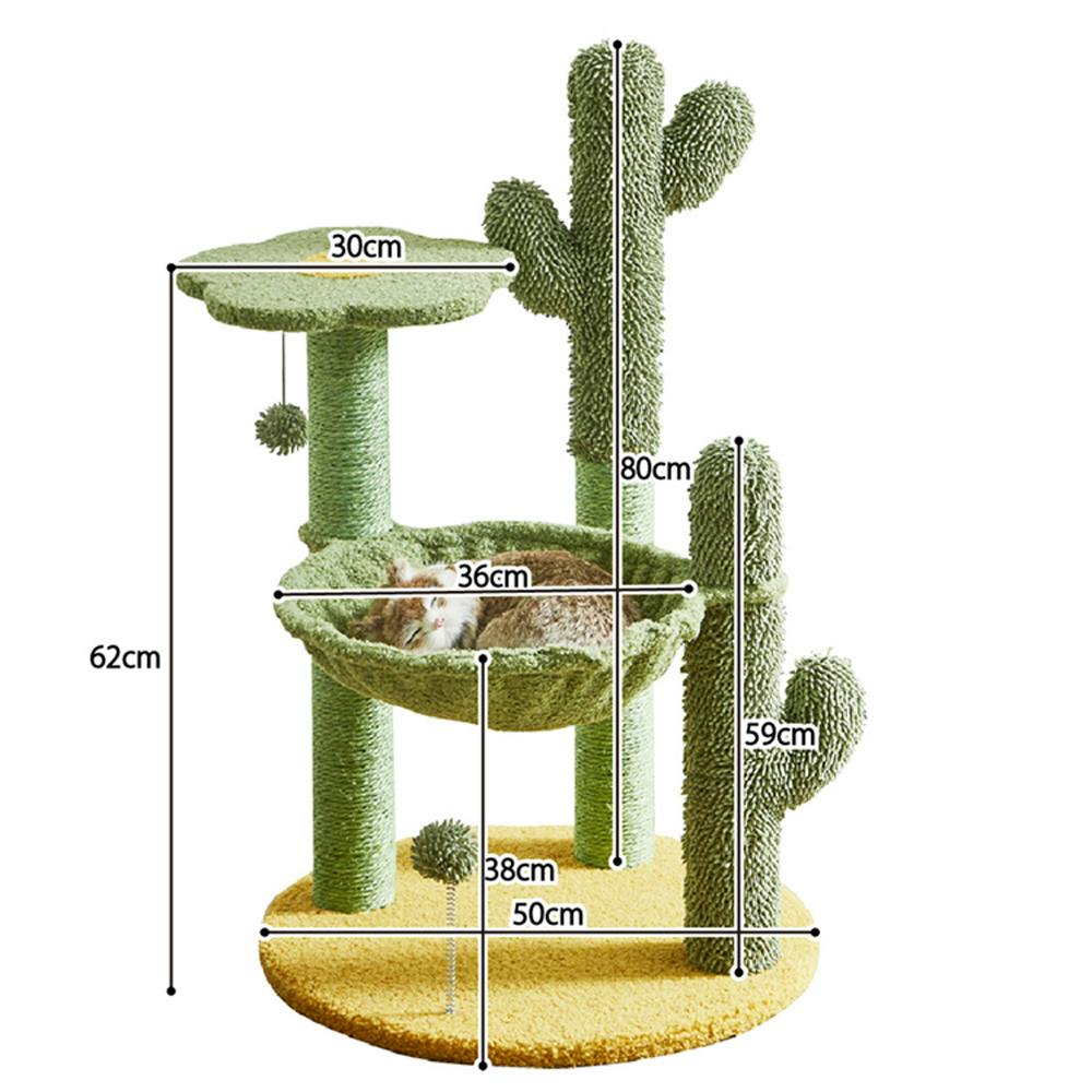 後藤家具物産株式会社 サボテン キャットタワー 49×49×83 CAT-TW-STN 4570133302549【別送品】 | ペット用品（猫）  通販 | ホームセンターのカインズ