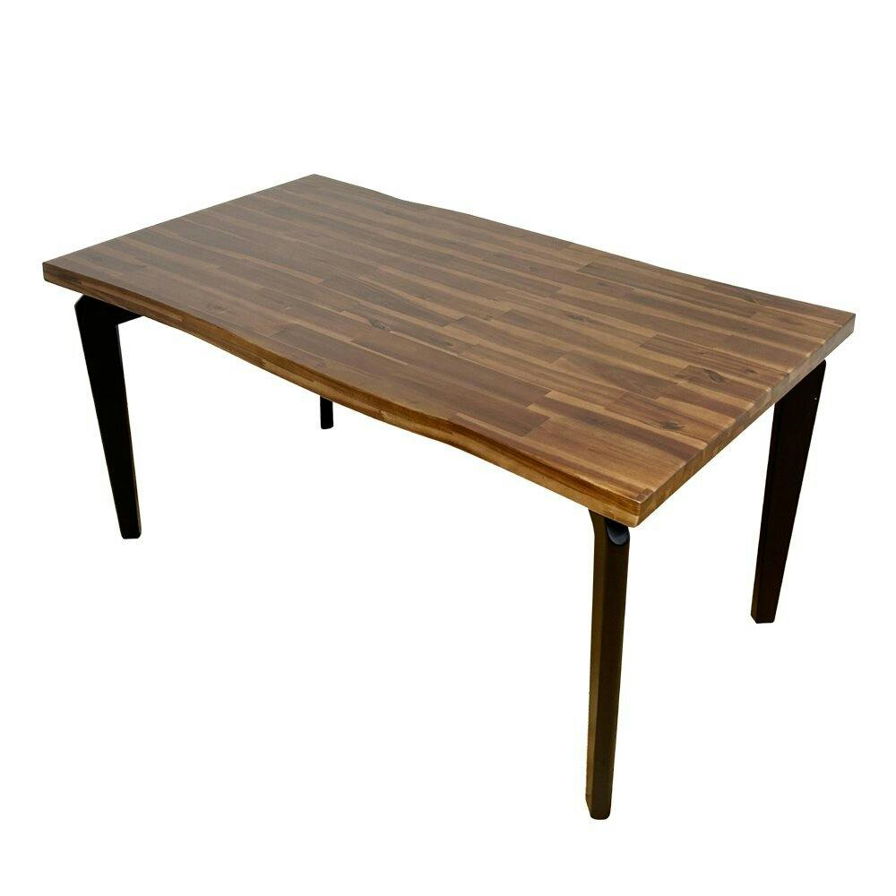 後藤家具物産 アカシアダイニングテーブル ブラウン 160×80 GMA-2302-160-BR ※テーブルのみ Size 4570133302914 ダイニングテーブル 後藤家具物産 アカシアダイニングテーブル ブラウン 160×80 GMA-2302-160-BR ※テーブルのみ Size 4570133302914 ダイニングテーブル