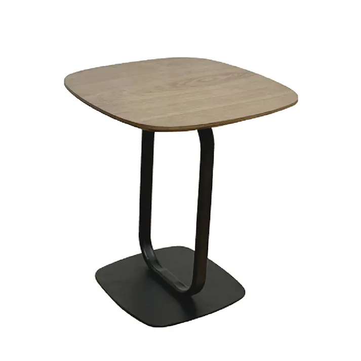 後藤家具物産 サイドテーブル ノーマン BR ブラウン アイアン スマート モダン 異素材 ソファー ベッド ST-NMN 4570133303775 【別送品】