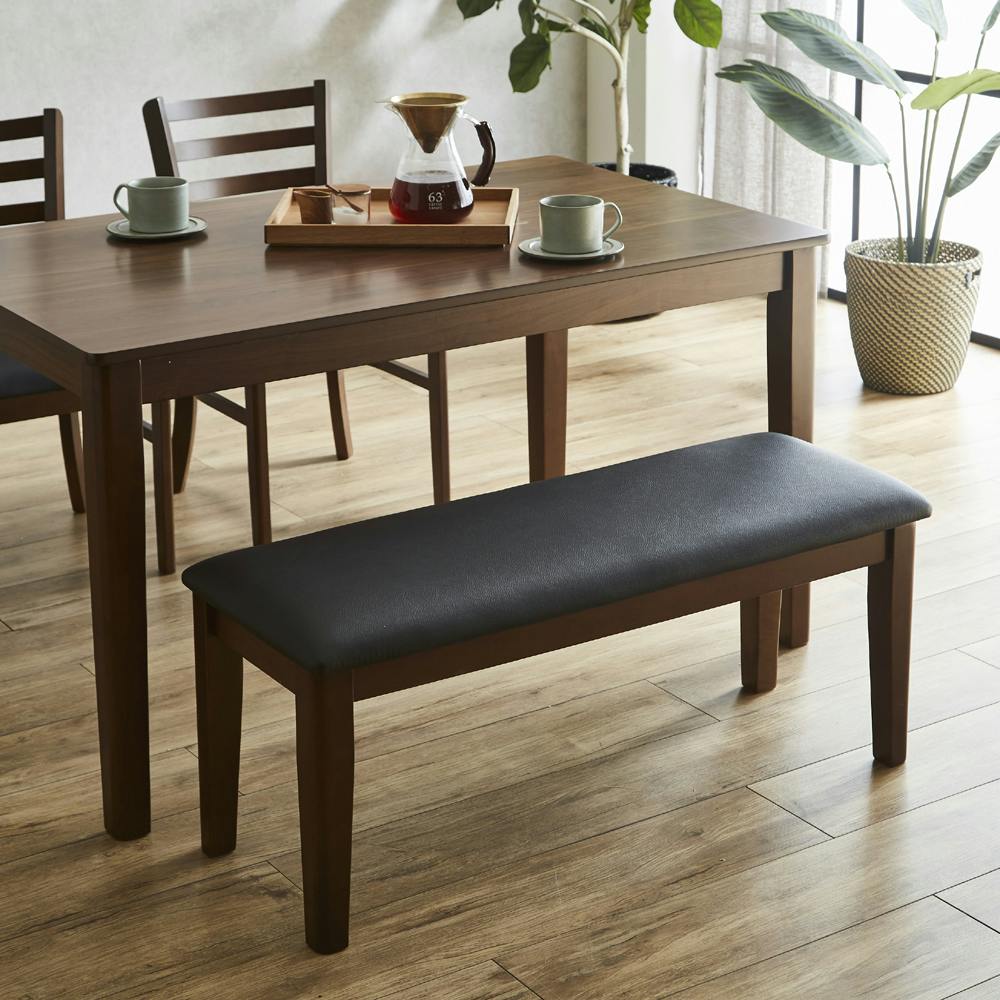 後藤家具物産 エレンダイニングベンチ ダイニングベンチ ブラウン 90