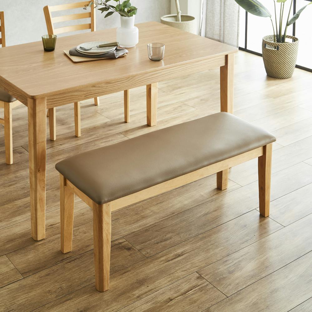 ベンチ椅子　アイボリー　ライトブラウン　ナチュラル　ベンチチェア　新品 楽天市場】【最大2000円クーポン】 ベンチ チェア 椅子 いす イス 天然