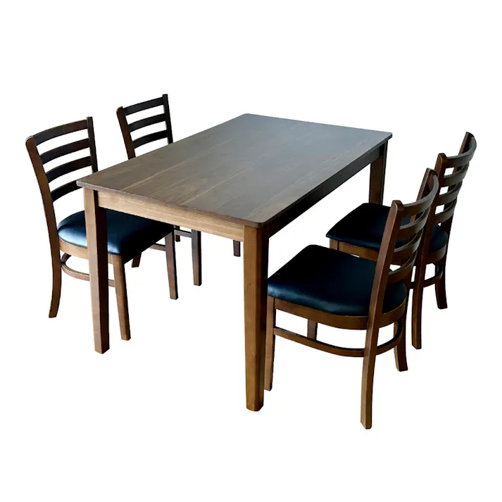 後藤家具物産 エレンダイニング5点セット ダイニングセット ブラウン 120×75×70 DC-ERN-5-BR チェア テーブル キッチン ダイニング 食卓 4570133304703【別送品】