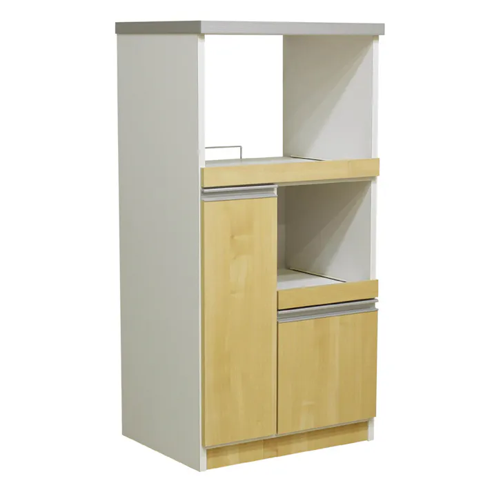 後藤家具物産 パートナー2型米びつ付きレンジ台 レンジ台 ナチュラル 60×45×120 RB-03-2-NA 電子レンジ キッチン 収納家具 整理 4571501393077【別送品】