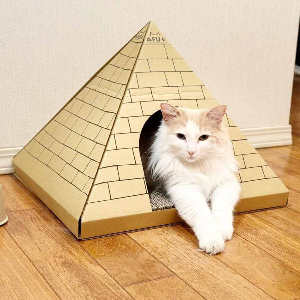 後藤家具物産 キャットハウス 爪とぎ付きキャットハウス 44×41×36 CAT