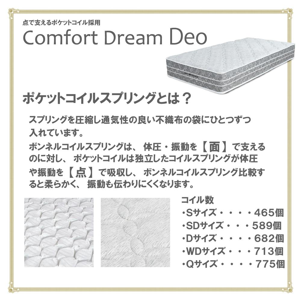 後藤家具物産 コンフォートドリームデオ Sサイズ圧縮ロールマットレス
