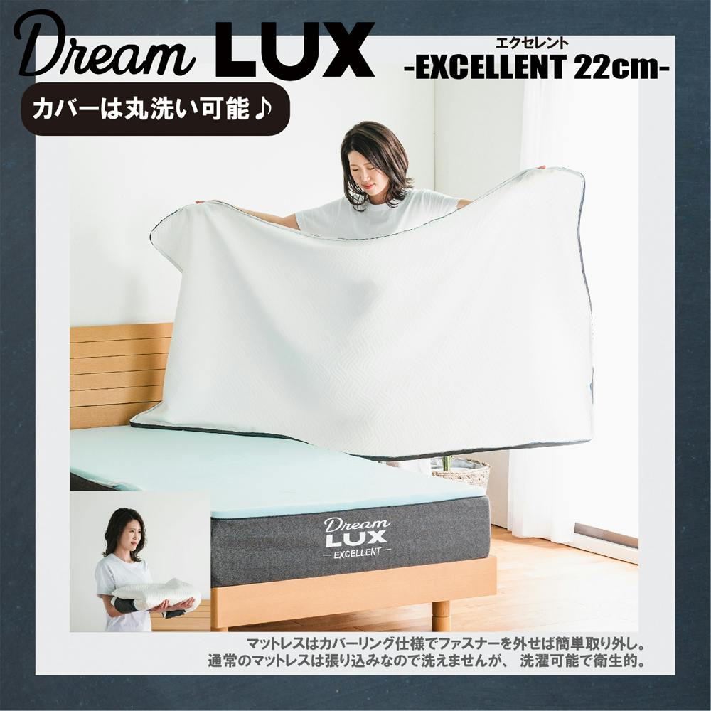 後藤家具物産 ドリームラックス エクセレント SDサイズノンコイル圧縮