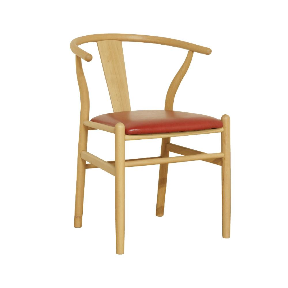 ノルディックPVC/RED チェアー レッド 560×580×760 DC-NDK-PVC-RED 北欧インテリア ノルディックスタイル モダン PVCレザー 合成皮革 お手入れ簡単 水拭きOK 軽量 座り心地 4570133306431【別送品】