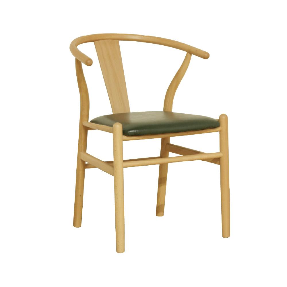 ノルディックPVC/GR チェアー グリーン 560×580×760 DC-NDK-PVC-GR