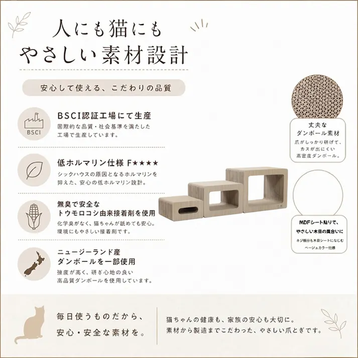 ネコライズ ナチュラル W400×D230×H320 猫爪とぎ 爪研ぎ スクラッチャー キャットスクラッチャー 猫用品 ナチュラル 木目調 ダンボール 高密度 ストレス解消 爪ケア 長持ち 4570133306769【別送品】