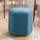 ブネ 六角スツール LBL ライトブルー W350×D330×H350 キッズスツール キッズチェア 子供用椅子 オットマン 足置き 子供部屋 キッズスペース 幼稚園 保育園 ベビー 幼児 出産祝い 4571501391851【別送品】