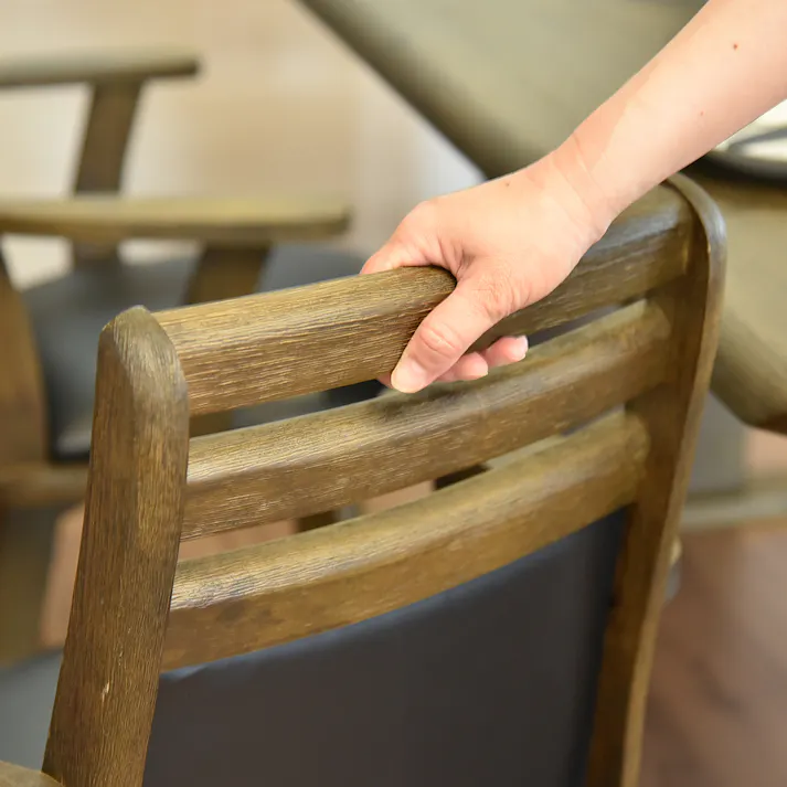 タマリビング ダイニングチェア コバ DBR ダークブラウン(50002021) サイズ:(57.5×52×85)座面高41cm 4990552121444【別送品】