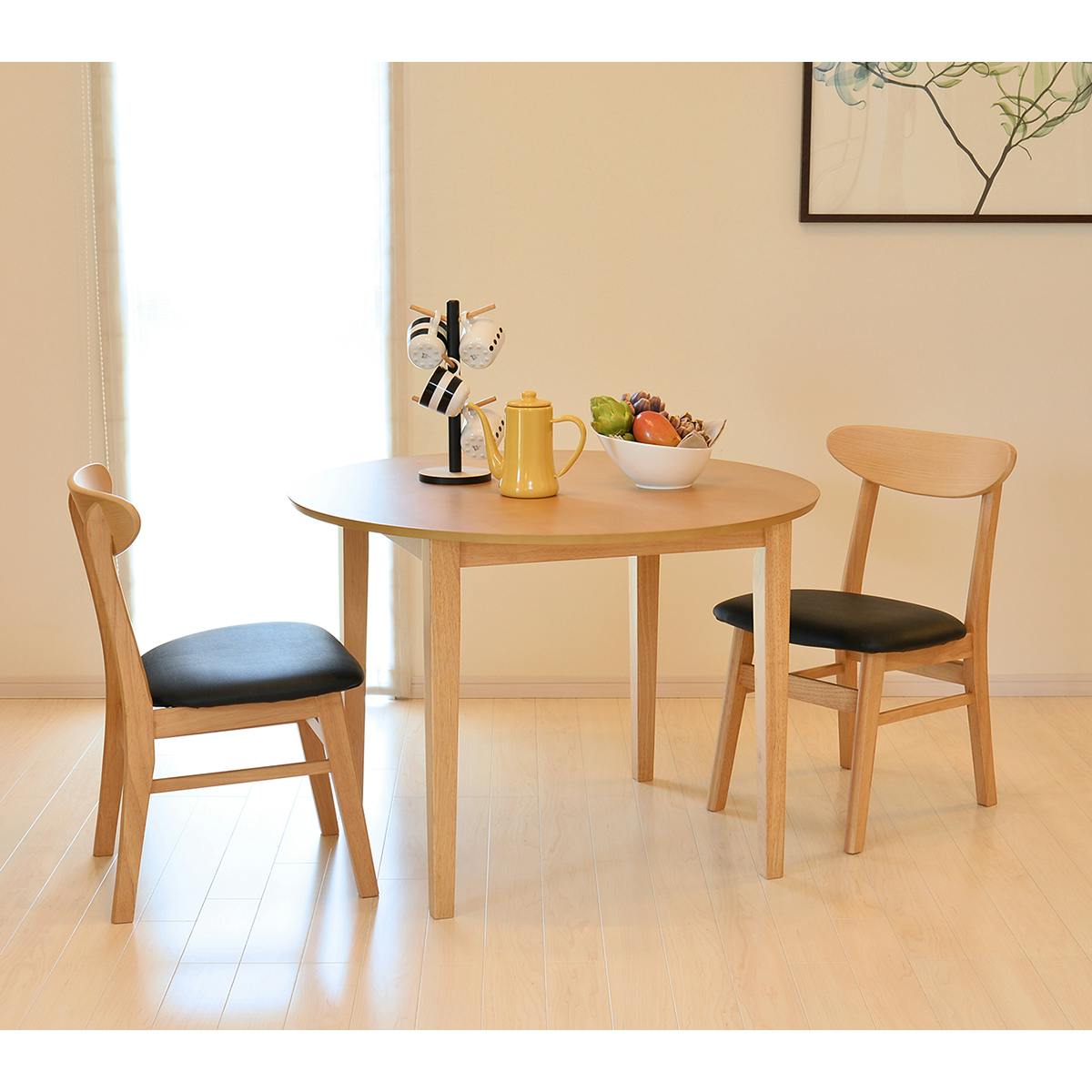 ダイニングチェア③ W475×D535×H810mm ダイニングチェア「CORONA DC353-1W44 WN-WN-AF884 布#ST」半肘付き 背