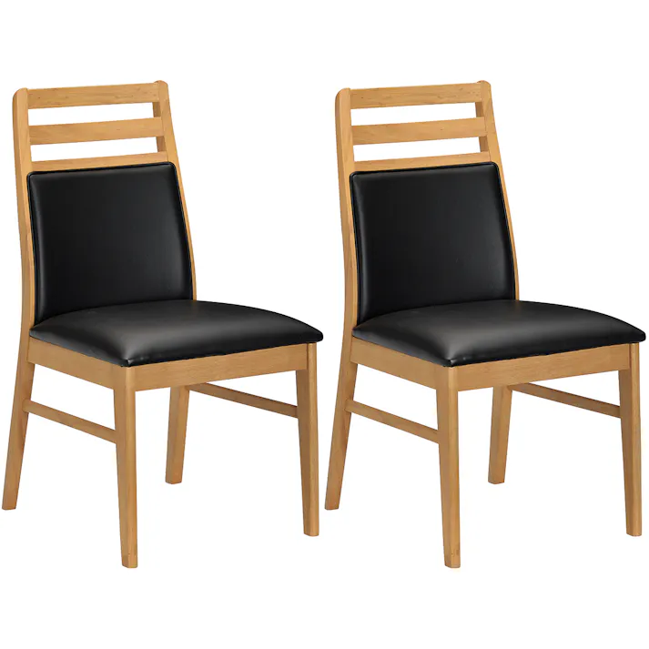 タマリビング ダイニングチェア コバII NA 2脚入 ナチュラル(50002024) サイズ:(46×54×85)座面高43cm 4990552130569【別送品】