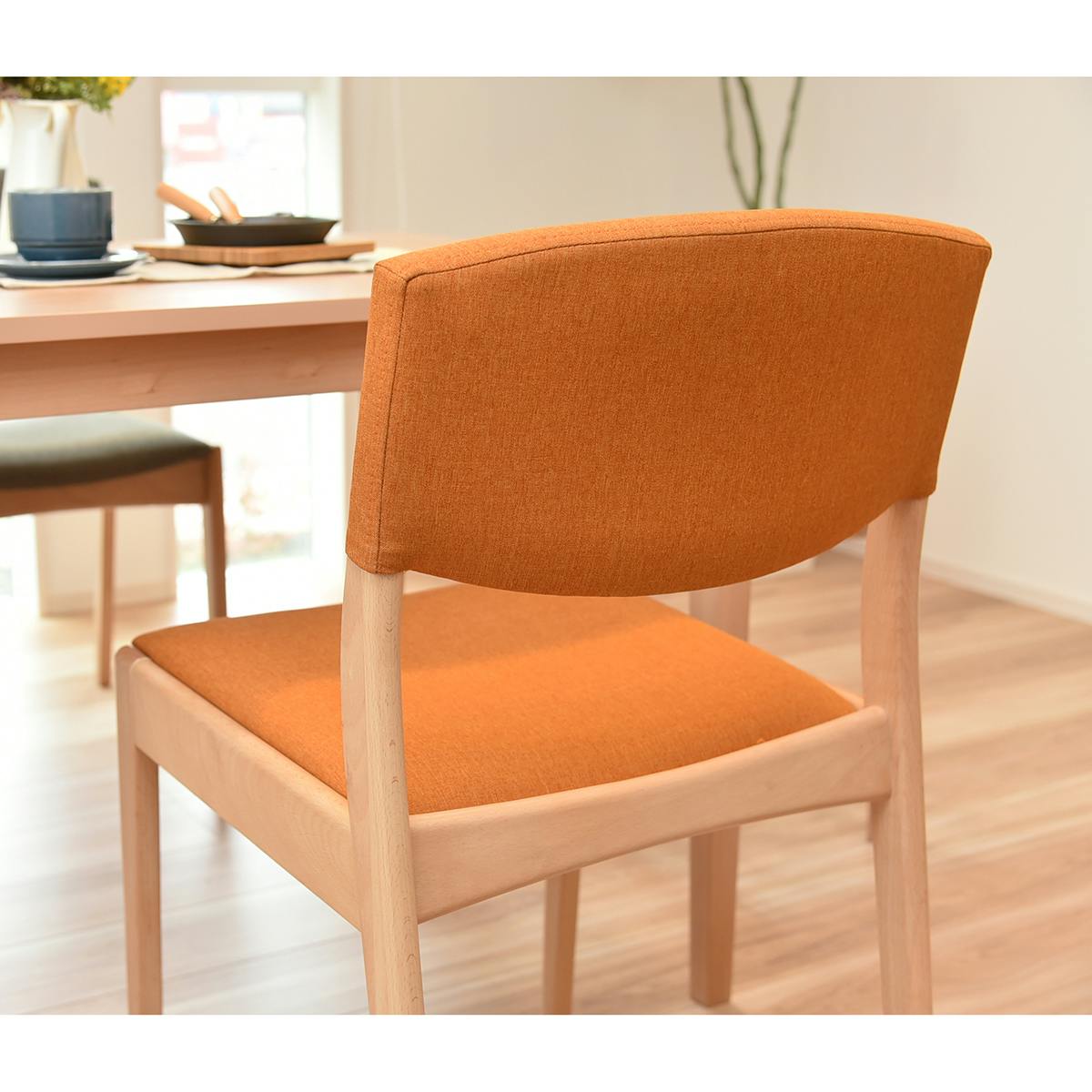 タマリビング ダイニングチェア ウェイブ GN 2脚入 グリーン