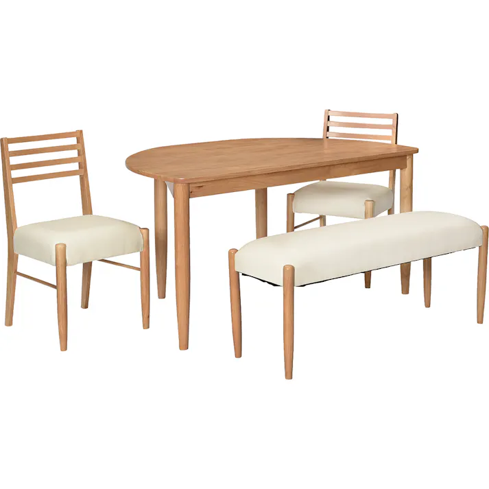 タマリビング ダイニングテーブル ボンドアーチ135 NA ナチュラル(50004596) ※テーブルのみ サイズ:(135×80×70) 4990552134574【別送品】