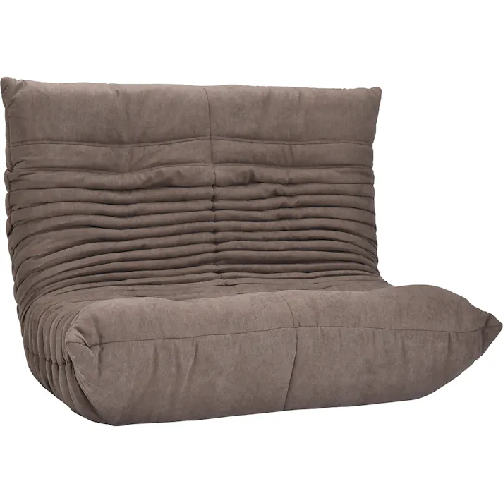 タマリビング 2Pソファ ブルコ BR ブラウン(50004884) サイズ:(134×73~98×77~87)座面高34cm 4990552135151【別送品】