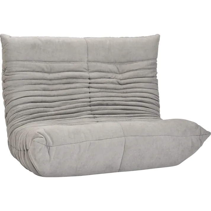 タマリビング 2Pソファ ブルコ GY グレー(50004883) サイズ:(134×73~98×77~87)座面高34cm 4990552135168【別送品】