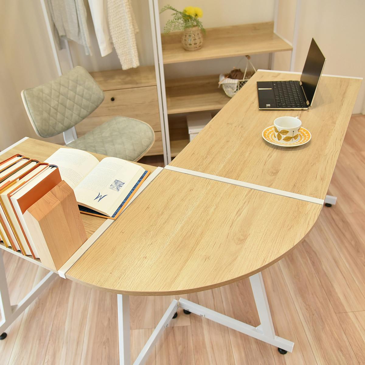 タマリビング コーナーデスク マーキュリーLスタイル NA ナチュラル