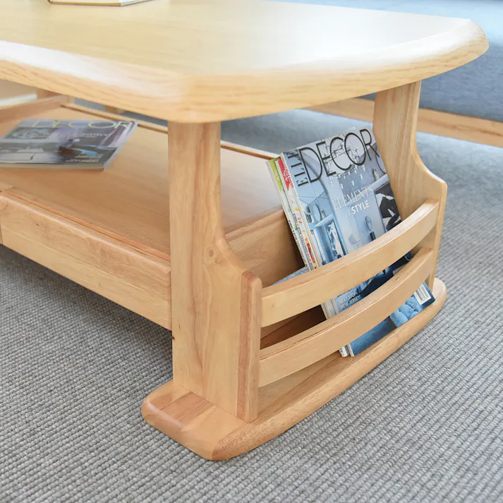 タマリビング センターテーブル ハコティー NA ナチュラル(50005002) サイズ:(105×60×45) 4990552136264【別送品】