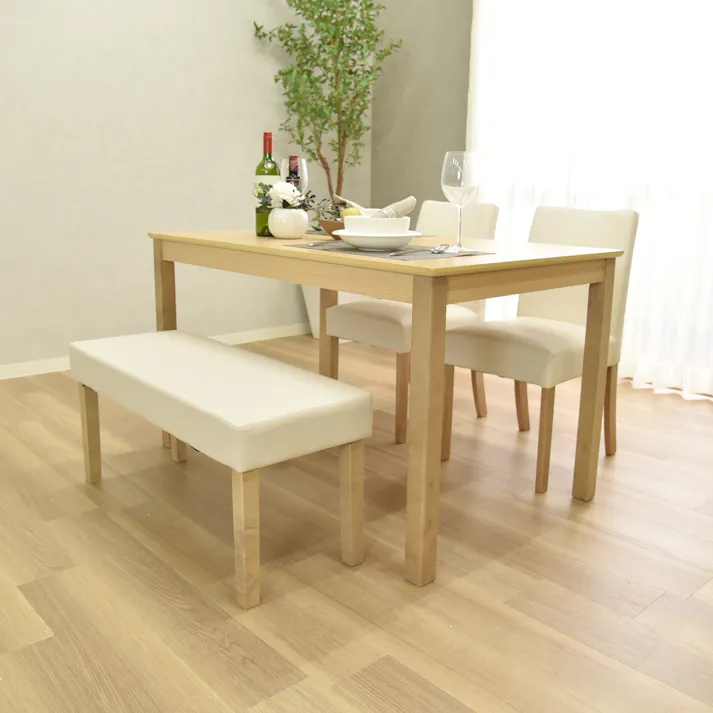 タマリビング ダイニングベンチ マイキー90 NA ナチュラル(50005336) サイズ:(90×35×43) 4990552136912【別送品】