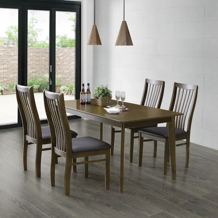 タマリビング ダイニングチェア サンズ BR 2脚入 ブラウン(50004536) サイズ:(43.5×56×93.5)座面高45cm座面高45cm 4990552137414【別送品】