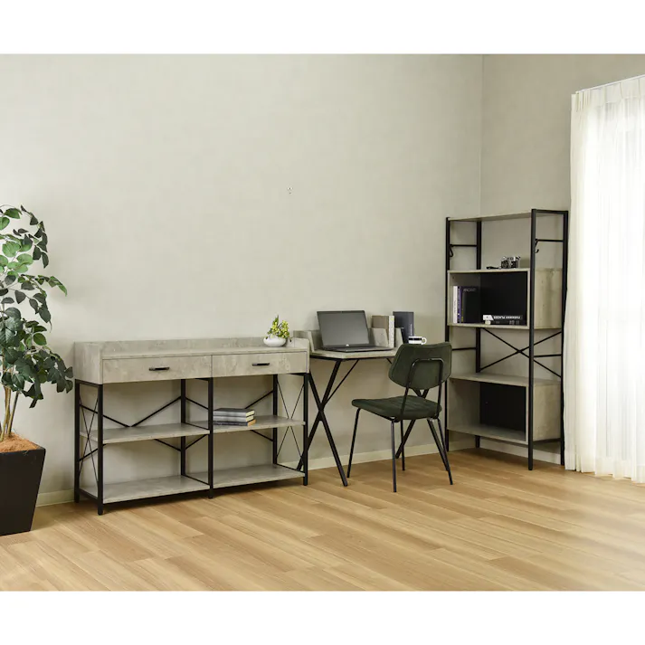 タマリビング フリーラック コンタII7515 CON コンクリート(50005678) サイズ:(74×31×155) 4990552138022【別送品】