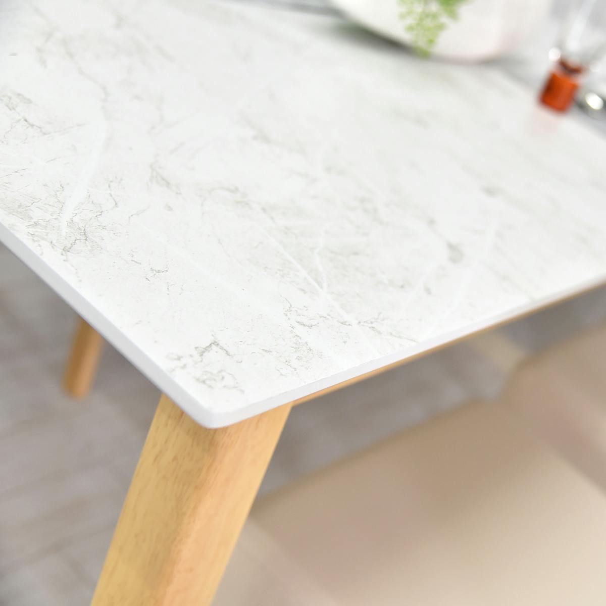 タマリビング ダイニングテーブル ローズストーン WH ホワイト