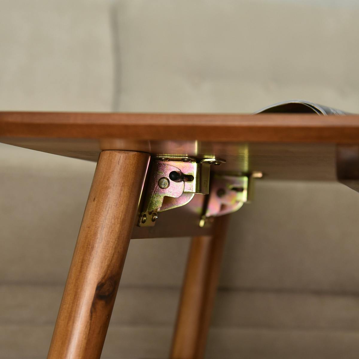 センターテーブル リーサ9050 アカシア 幅約90cm 組立品〔代引不可〕