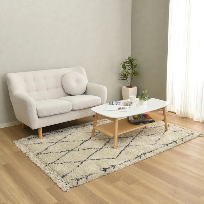 タマリビング センターテーブル リーサ10540 ホワイト (50002906) サイズ:(105×60×40) 4990552139418【別送品】