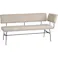タマリビング 2Pベンチ スミレ140肘有 BE ベージュ(50006245) サイズ:(149×55×74)座面高44cm 4990552139470【別送品】