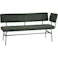 タマリビング 2Pベンチ スミレ140肘有 GN グリーン(50006246) サイズ:(149×55×74)座面高44cm 4990552139487【別送品】