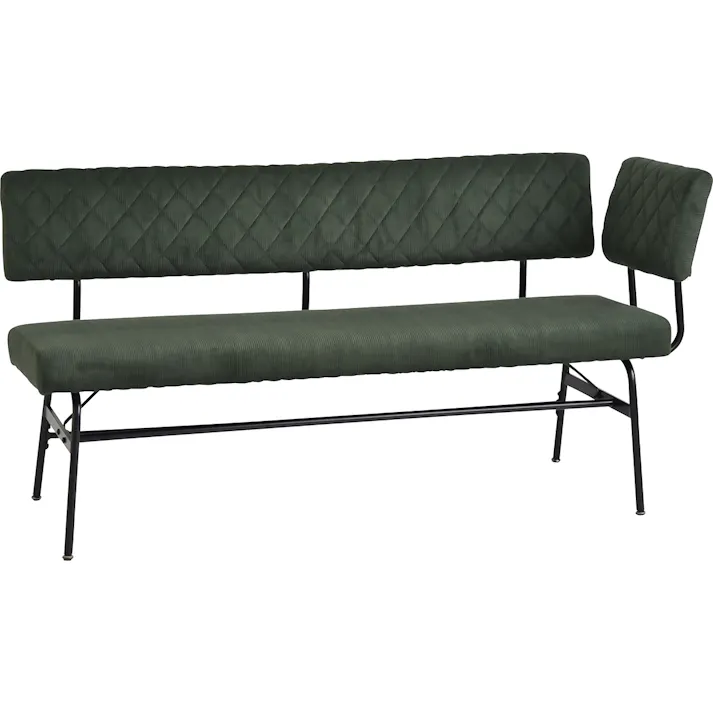 タマリビング 2Pベンチ スミレ140肘有 GN グリーン(50006246) サイズ:(149×55×74)座面高44cm 4990552139487【別送品】