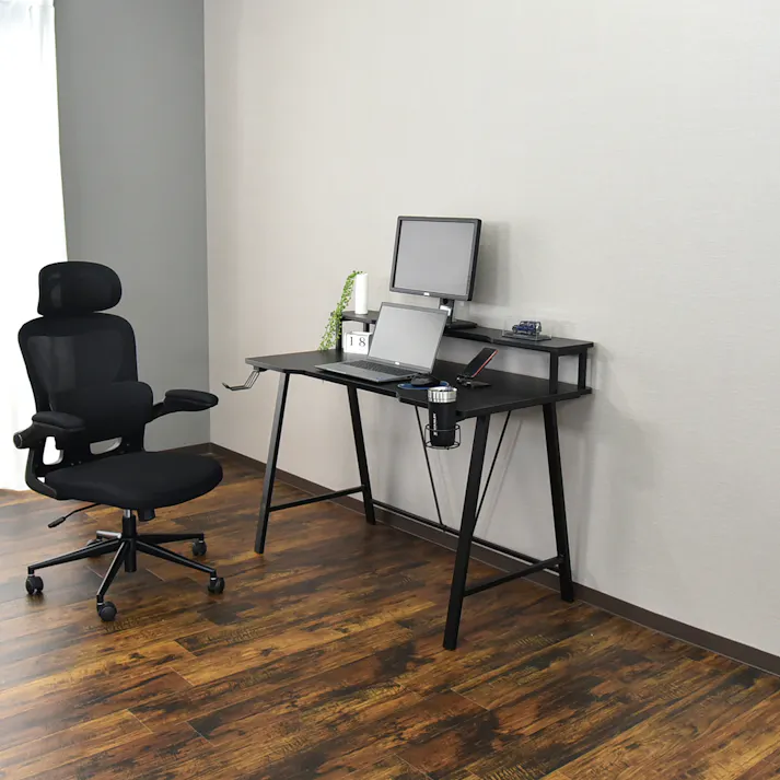 タマリビング ゲーミングデスク グランディール120 (50005405) サイズ:(120×60×90) 4990552139630【別送品】