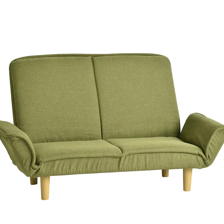 タマリビング カウチソファ ナッツ GN グリーン(50001097) サイズ:(130~174×70~90×80~88) 4990552139678【別送品】