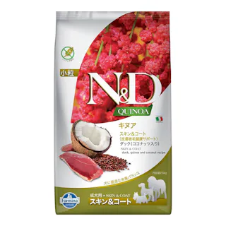 N&D キヌア スキン&コート(皮膚被毛健康サポート) ダック 成犬用 2.5kg