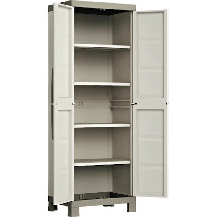 【CAINZ-DASH】KETER社 樹脂製物置エクセレンス 650X450X1820 5段 9708000031313【別送品】