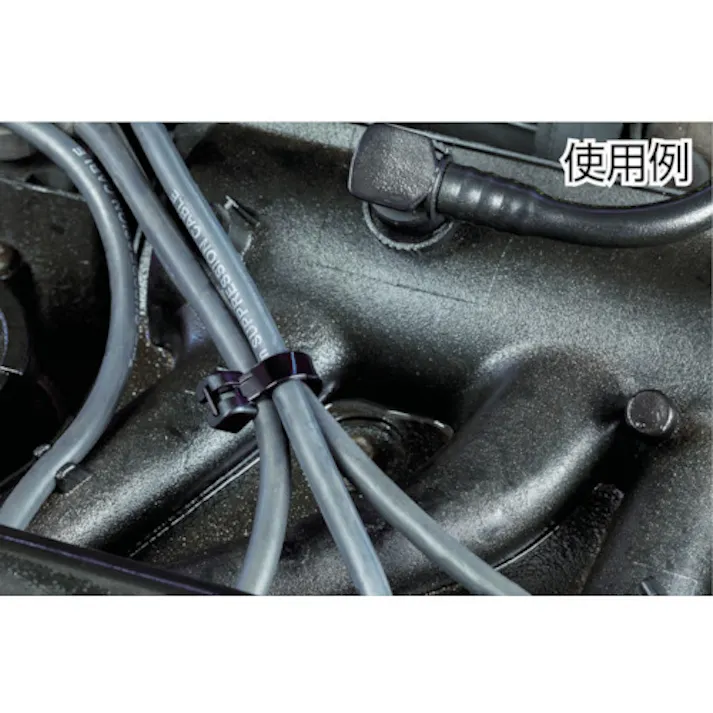 【CAINZ-DASH】SapiSelco社 【売切廃番】 【在庫限り値引品】「メット」 ステンレス爪入りケーブルタイ黒 3.5mm×14 MET.3.2110R【別送品】