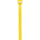 【CAINZ-DASH】SapiSelco社 セルフィット カラーケーブルタイ黄 3.5mm×140mm SEL.14.210R【別送品】