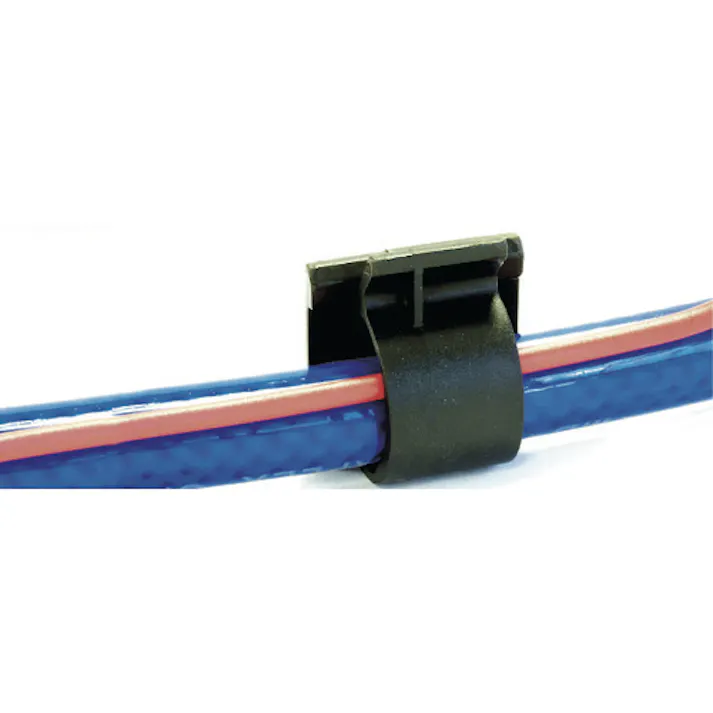 【CAINZ-DASH】SapiSelco社 ケーブル固定クリップ 粘着タイプ 5mm (100個入) GAN.2MT.401【別送品】