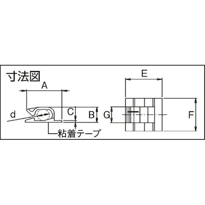 【CAINZ-DASH】SapiSelco社 ケーブル固定クリップ 粘着タイプ 16mm (100個入) GAN.2MT.403【別送品】