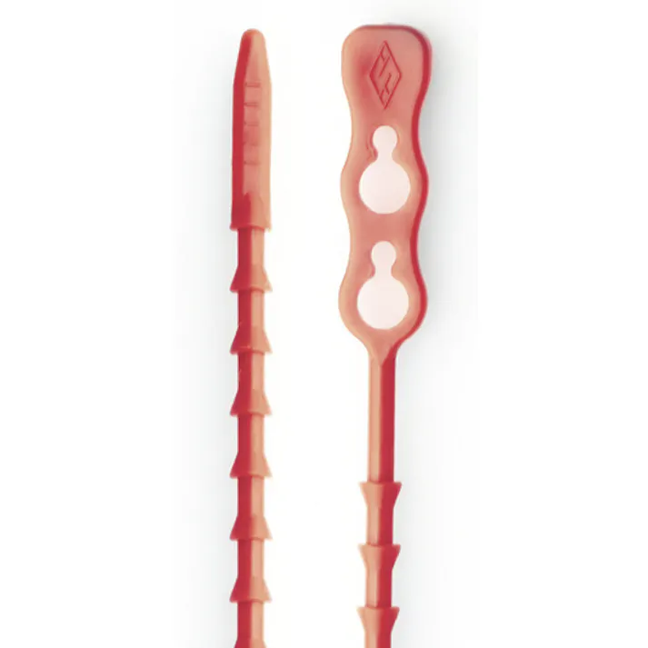 【CAINZ-DASH】SapiSelco社 「クリックタイ」 赤 3.8mm×240mm 最大結束mm CLT.10.2116R【別送品】