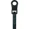 【CAINZ-DASH】SapiSelco社 ケーブルタイ マウントタイプ 4.5mm×200mm クロ 100本 OCH.3.2123【別送品】