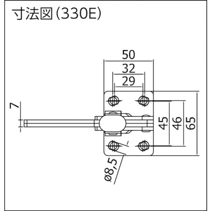 【CAINZ-DASH】SPEEDY BLOCK社 【売切廃番】 トグルクランプ スピーディブロック 縦型 330E 330E【別送品】
